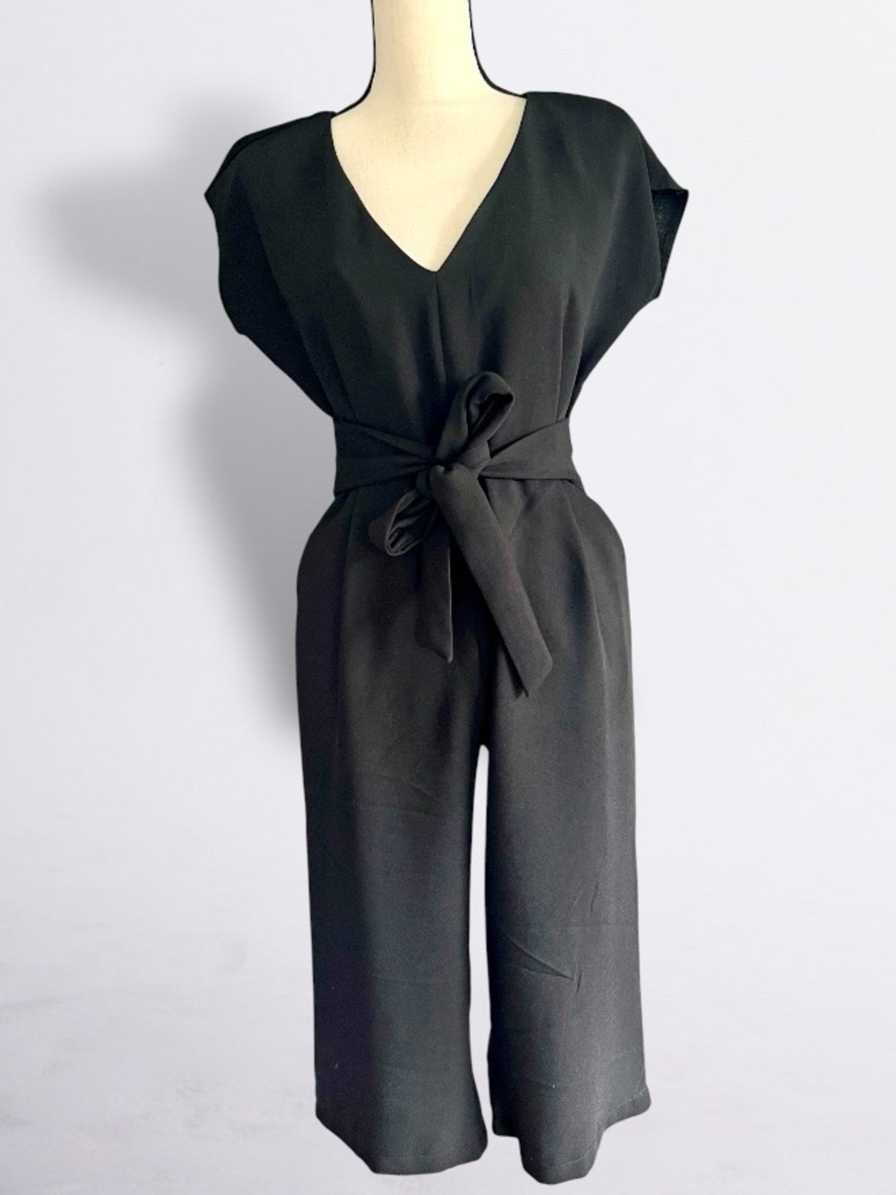 Anthropologie Ett:twa Sedona Wide Leg Cropped Jumpsuit - Picture 2 of 9